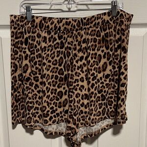 TORRID Leopard Print Pajama Shorts